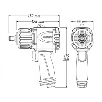 Twin Turbo Schlagschrauber 9012 TT 2200 Nm Hazet