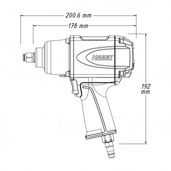 Schlagschrauber 9012SPC 850 Nm Hazet