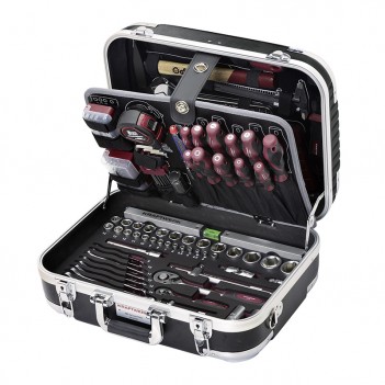 Coffret d'outils B100, ABS, 1/4" + 1/2", 169 pcs. Kraftwerk