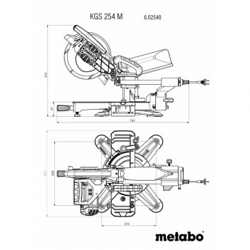 Kappsäge KGS 254 M Metabo