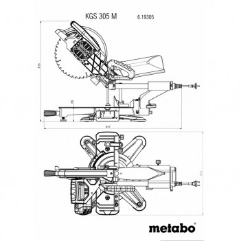 Kappsäge KGS 305 M Metabo