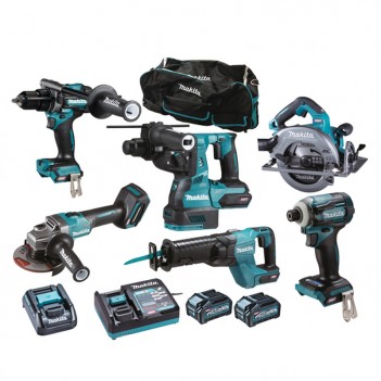 Set de 6 machines XGT 40Vmax DK0115G601 Makita