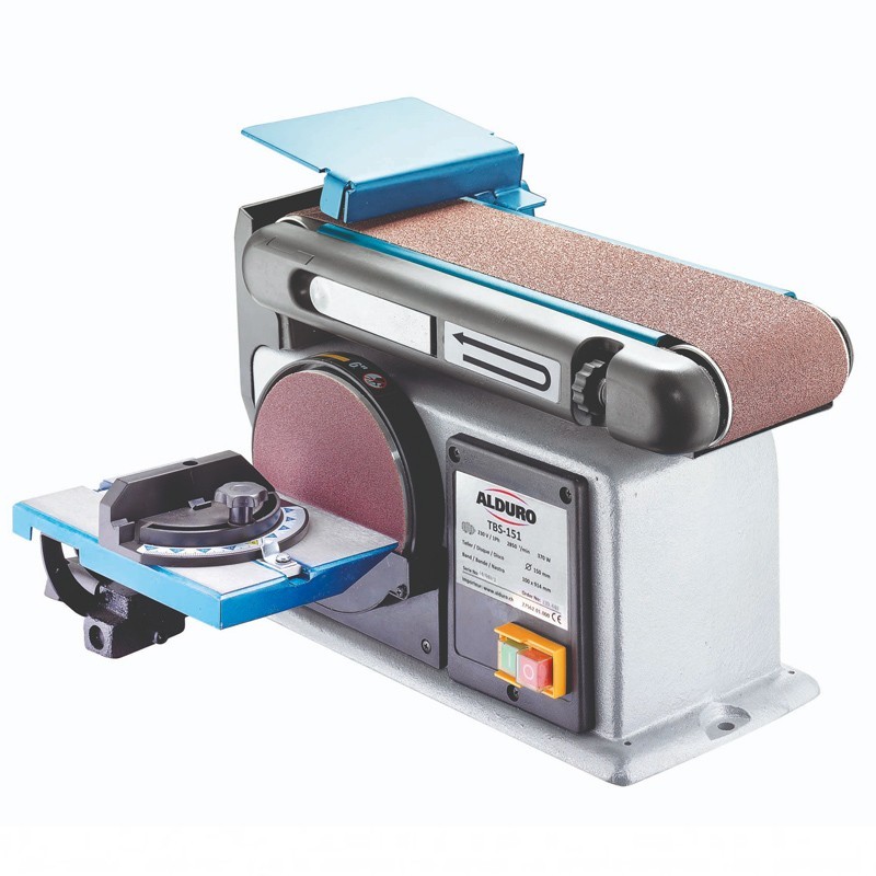 Teller / Bandschleifmaschine TBS-151 Alduro Teller / Bandschleifmaschine TBS-151 Alduro