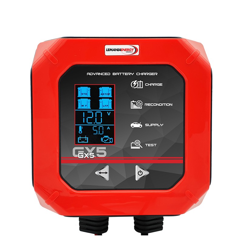 Batterieladegerät Auto / Utility 12V - 5.0A GX5 Lemania Energy Batterieladegerät Auto / Utility 12V - 5.0A GX5 Lemania Energy