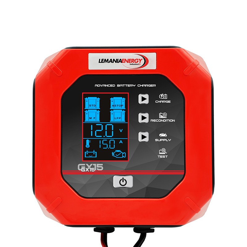 Chargeur de batterie camion 12/24V - 15.0A GX15 Lemania Energy Chargeur de batterie camion 12/24V - 15.0A GX15 Lemania Energy