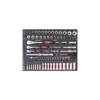 Servante d‘atelier P407, PB/HT, avec outils, 243 pcs. Kraftwerk