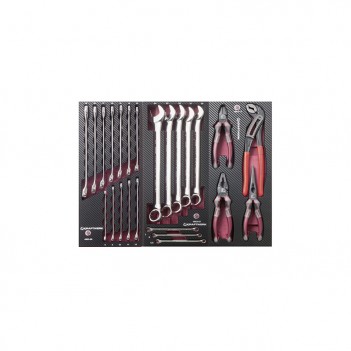 Servante d‘atelier P407, PB/HT, avec outils, 243 pcs. Kraftwerk