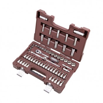 Coffret de douilles, 3/8", 62 pcs. Kraftwerk