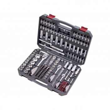 Coffret de douilles et accessoires 1/2", 1/4", 3/8" 200 pcs Kraftwerk
