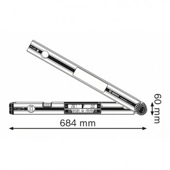 Mesureur d'angle GAM 270 MFL Bosch