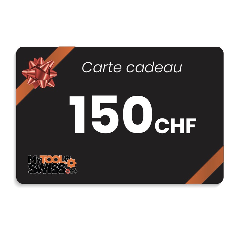 Carte cadeau MyToolSwiss | 150 CHF