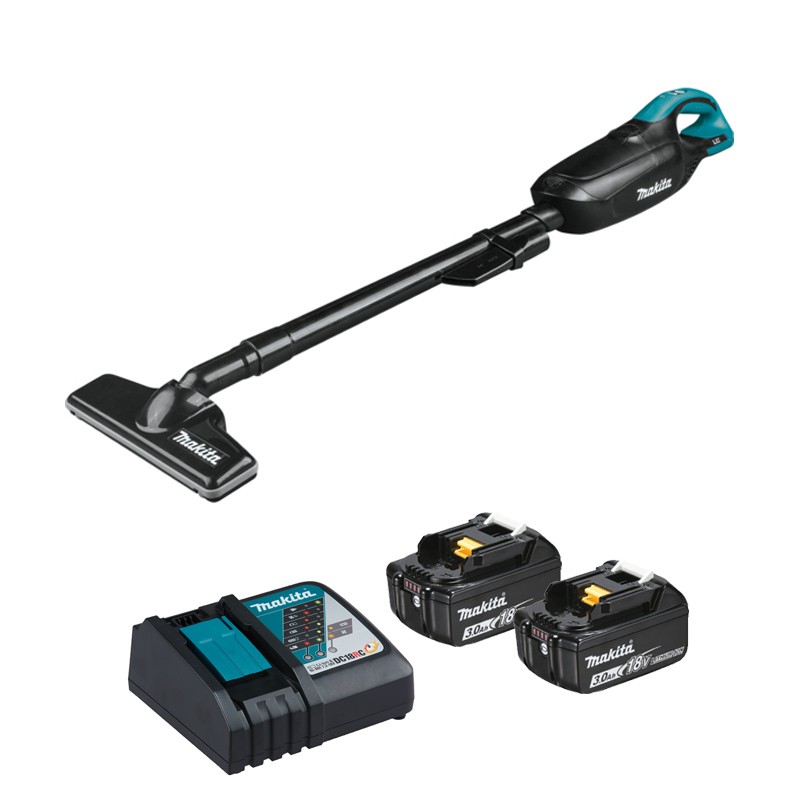 Aspirateur à main 18V DCL182ZB + 2 Accus 5,0Ah Makita Aspirateur à main 18V DCL182ZB + 2 Accus 5,0Ah Makita