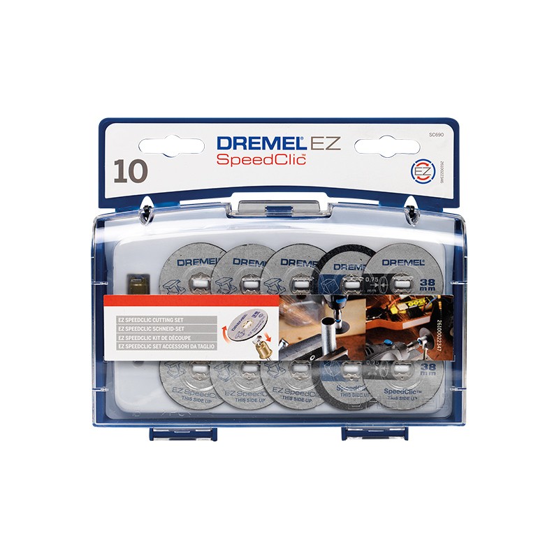 Coffret d'accessoires EZ SpeedClic pour la découpe Dremel Coffret d'accessoires EZ SpeedClic pour la découpe Dremel