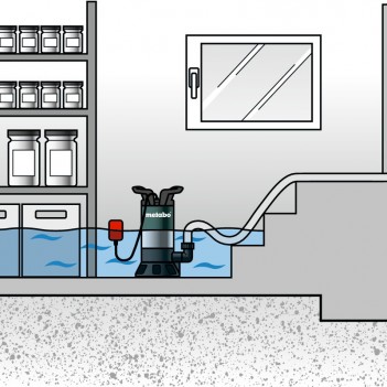 Pompe immergée pour eaux usées PS 7500 S Metabo