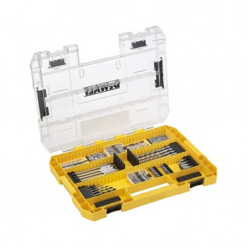 Coffret TOUGHCASE 85 pcs. Forets béton/métal et embouts DT70763 DeWalt