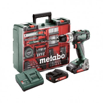 Akku-Bohrschrauber BS 18 L QUICK SET + 2 Akkus 2Ah Metabo