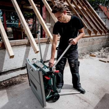 Scie circulaire à table 2x18V TS 36-18 LTX BL 254 Metabo