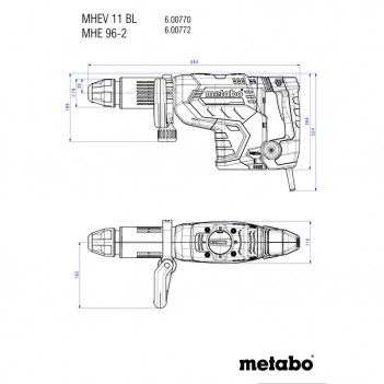 Marteau burineur MHEV 11 BL Metabo