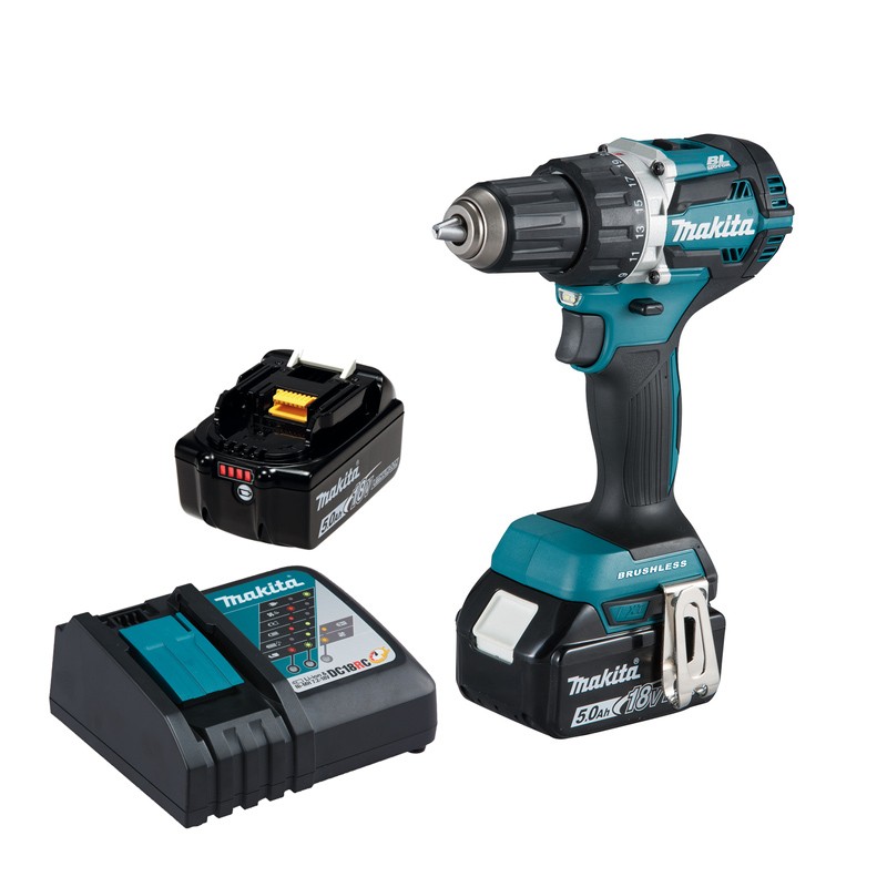 Bohrschrauber 18V DDF484 + 2 Akkus 5Ah Makita Bohrschrauber 18V DDF484 + 2 Akkus 5Ah Makita