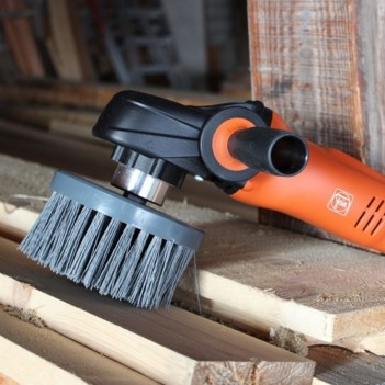 Winkelpolierer Set mit Tellerbürsten WPO 14-25E Fein