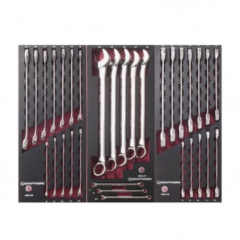Insert clés mixtes et clés mixtes à cliquet, 32 pcs. Kraftwerk