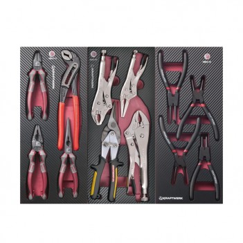 Insert Pinces hightech, étaux/cisaille circlips, 12 pcs. Kraftwerk