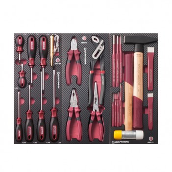 Inserts Tournevis, pince et outils de frappe, 24 pcs. Kraftwerk