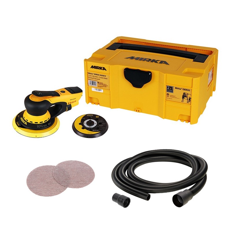 Set Exzenterschleifer DEROS Pro 125/150mm 5,0 Mirka Set Exzenterschleifer DEROS Pro 125/150mm 5,0 Mirka