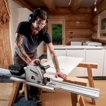 Akku-tauchkreissäge KT 18 LTX 66 BL + 2 Akkus 8Ah Metabo