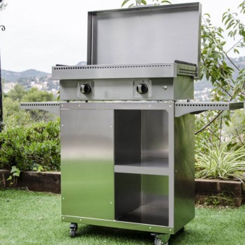 Edelstahlabdeckung für Plancha Extreme 75 Simogas