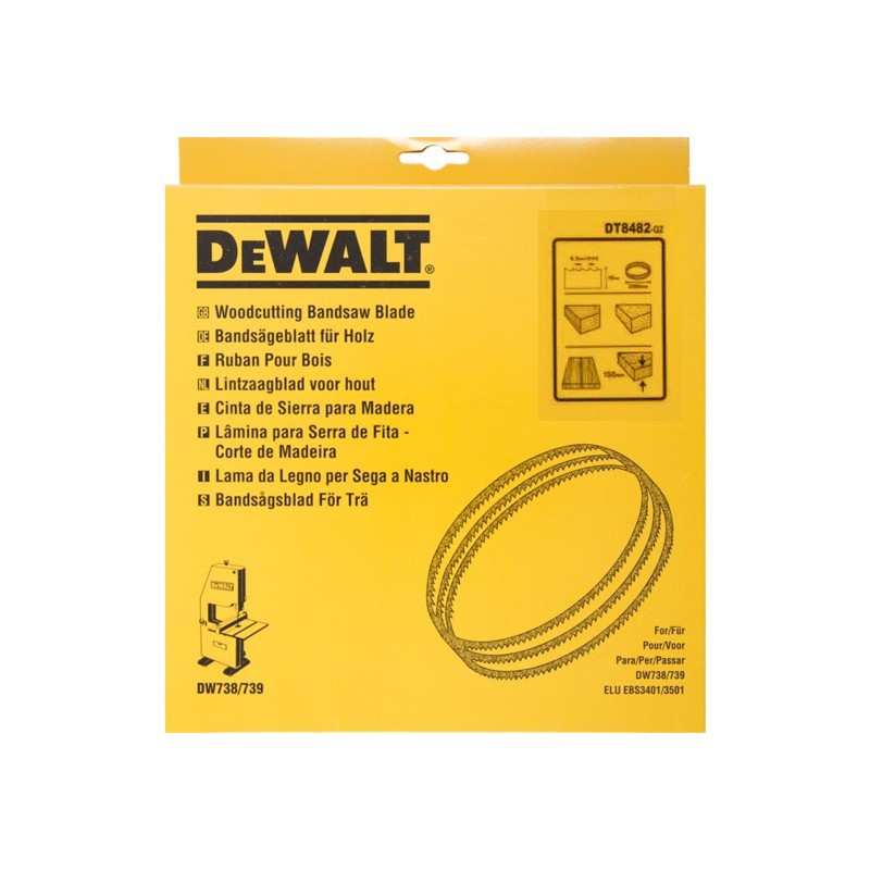 Bandsägeblätter für DW738/ DW739 DT8482 DeWalt Bandsägeblätter für DW738/ DW739 DT8482 DeWalt