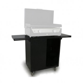 Chariot noir pour planchas Simogas