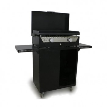 Chariot noir pour planchas Simogas