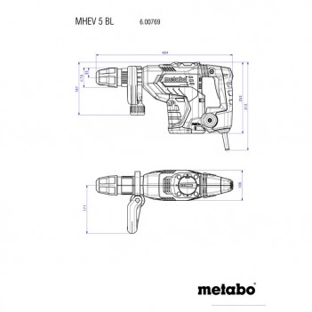 Meisselhammer MHEV 5 BL Metabo