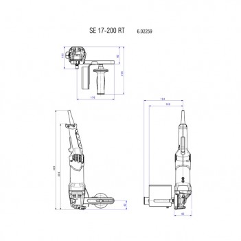 Satineuse SE 17-200 RT SET Metabo