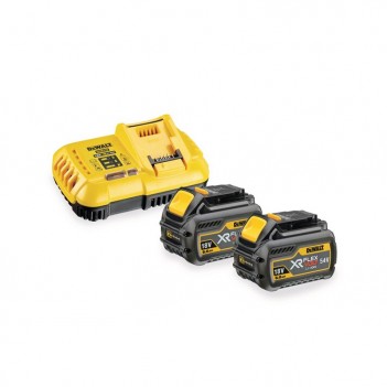 Set de 2 Accus 18/54V XR 6Ah + Chargeur DCB118T2 DeWalt