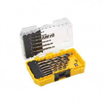 Schachtel mit 19 Schwarz- und Goldbohrern DT70728 DeWalt