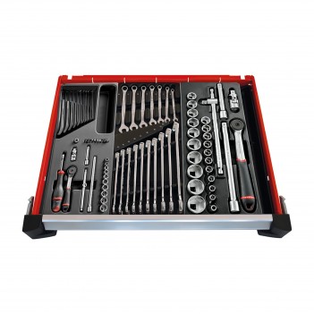 Sortiment mit 114 Werkzeugen, 9 Module Facom