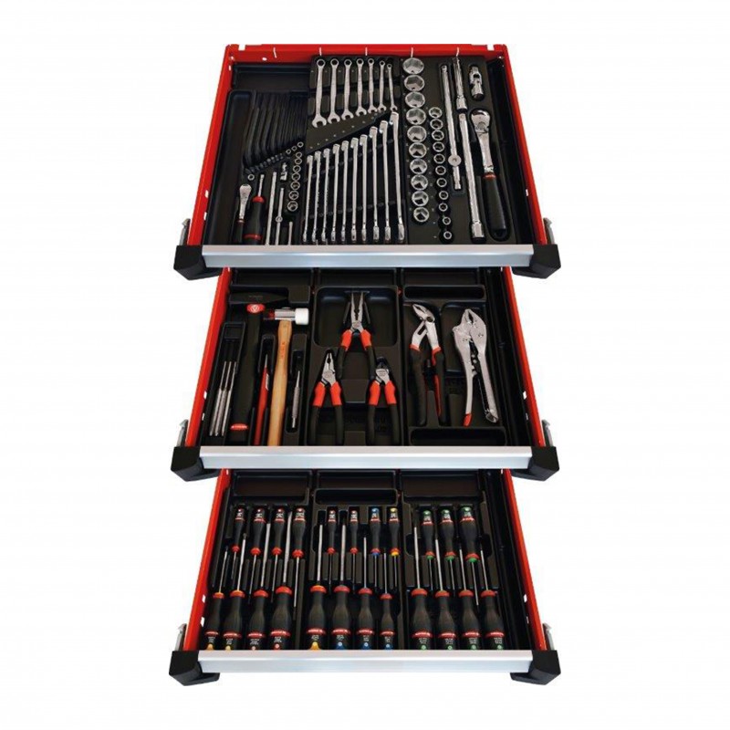 Assortiment de 114 Outils, 9 Modules Facom Assortiment de 114 Outils, 9 Modules Facom