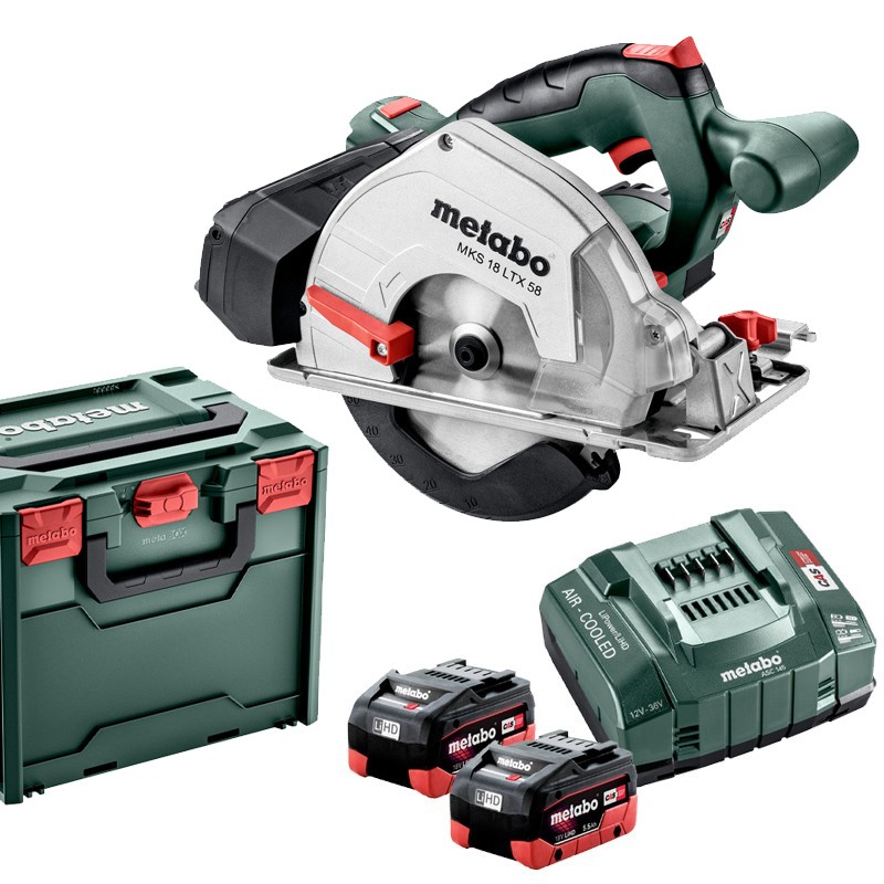 Akku-Metall-Handkreissäge MKS 18 LTX 58 (mit oder ohne Batterie) Metabo Akku-Metall-Handkreissäge MKS 18 LTX 58 (mit oder ohne Batterie) Metabo