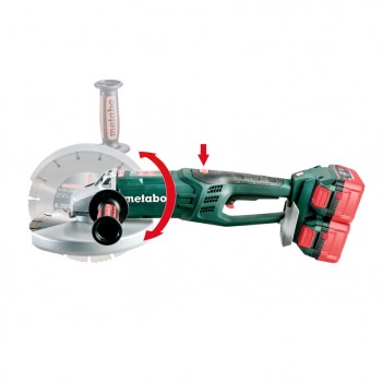 Akku-winkelschleifer WPB 36-18 LTX BL 230 Metabo