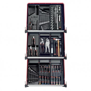 Servante SPOTLIGHT Jet+ avec 9 modules et 114 outils Facom