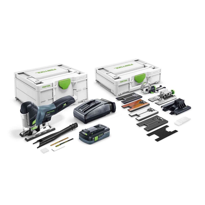 Scie sauteuse sans fil CARVEX PSC 420 HPC 4,0 EBI-Set Festool