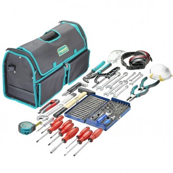 Werkzeugtasche ALLROUND-BASIC 100-tlg Technocraft