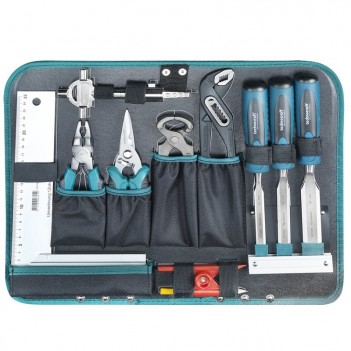 ABS-Werkzeugkoffer PRO CHROME WOOD 116 Technocraft