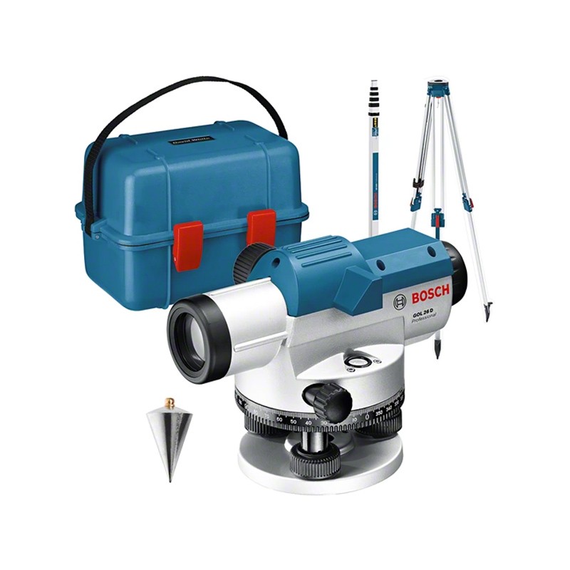 Niveau optique GOL 26 D + pige + trépied Bosch Niveau optique GOL 26 D + pige + trépied Bosch