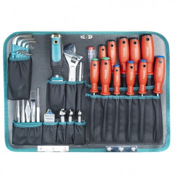 ABS-Werkzeugkoffer PRO CHROME WOOD 116 Technocraft