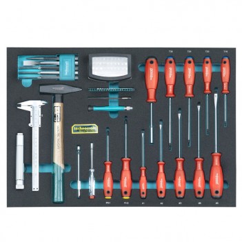 Chariot d'atelier 164 pièces Technocraft Allround