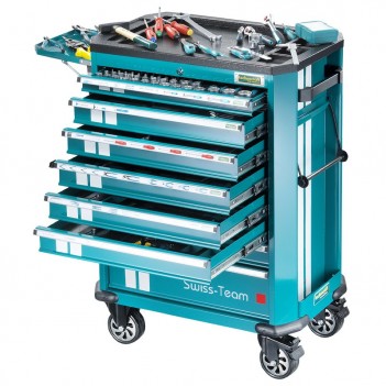 Werkstattwagen SWISS TEAM 297-tlg Technocraft