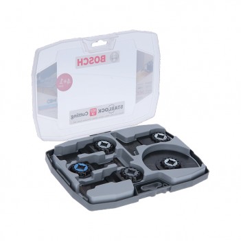 Coffret de 5 pièces Wood / Metal starlock pour outils multifonctions Bosch